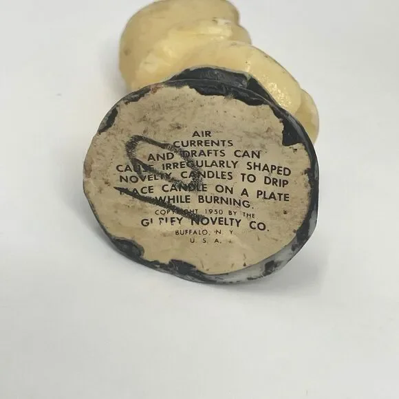 Vintage Gurley Candles Christmas Carolers Lot of 4 Wax Holiday Figures 1950's - Picture 4 of 16